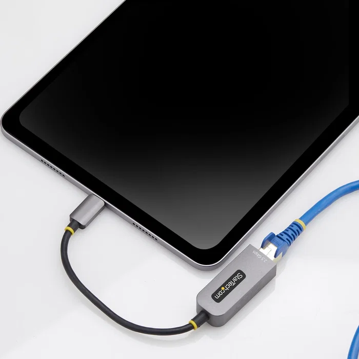 StarTech Adaptador de Red USB-C a Ethernet 2.5 GbE C22G-USB-ETHERNET - 5000 Mbit/s, RJ45, para MacBook, Windows, Chromebook, Linux, iPhone, Thunderbolt 3 StarTech Adaptador de Red USB-C a Ethernet 2.5 GbE C22G-USB-ETHERNET - 5000 Mbit/s, RJ45, para MacBook, Windows, Chromebook, Linux, iPhone, Thunderbolt 3