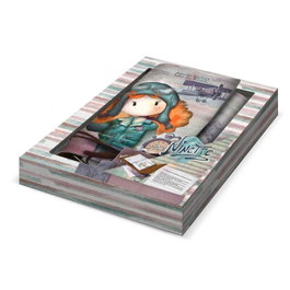Forever Ninette Cuaderno Planificador Anual Tapa Blanda Castellano Rosa Cierre Magnético con Cordón Hojas Decorativas Caja Regalo