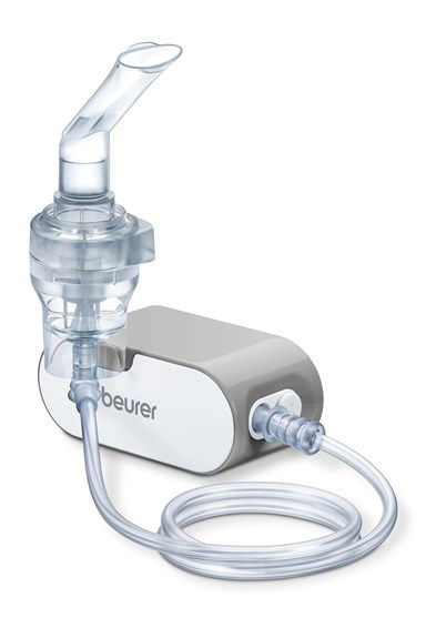 Beurer Inhalador IH-58 con Tecnología de Aire Comprimido, Ideal para Asma y Vías Respiratorias, Incluye Accesorios para Adultos y Niños