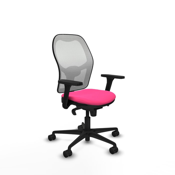 PIQUERAS Y CRESPO Silla de oficina Jorquera Rosa y Blanco PIQUERAS Y CRESPO Silla de oficina Jorquera Rosa y Blanco