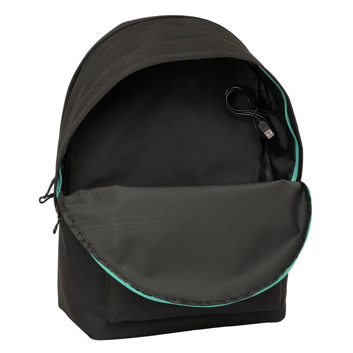 Mochila para Portátil Kings League KINGS LEAGUE "EL BARRIO" Negro 31 x 44 x 18 cm Mochila para Portátil Kings League KINGS LEAGUE "EL BARRIO" Negro 31 x 44 x 18 cm