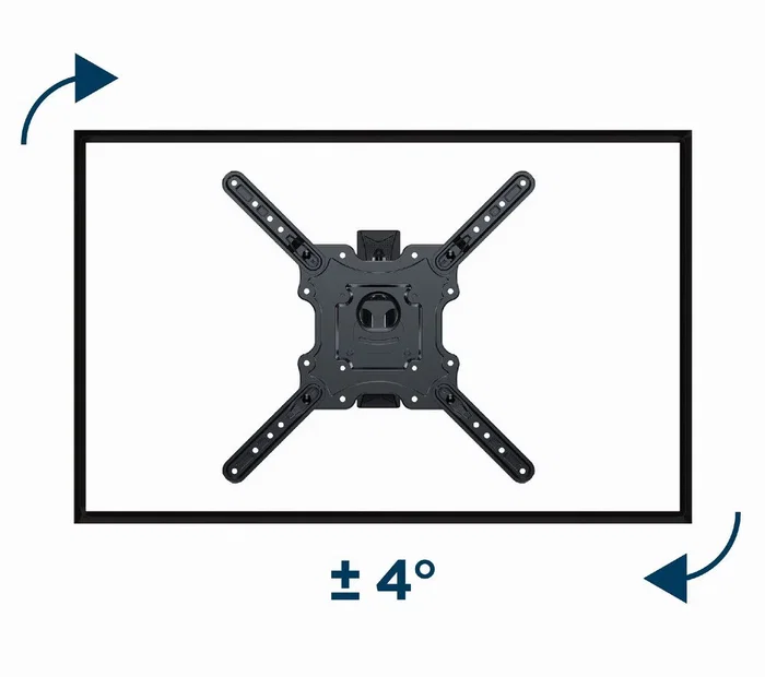 Gembird WM-55ST-01 Soporte de Pared para TV 32-55 Pulgadas Acero Gembird WM-55ST-01 Soporte de Pared para TV 32-55 Pulgadas Acero