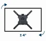 Gembird WM-55ST-01 Soporte de Pared para TV 32-55 Pulgadas Acero