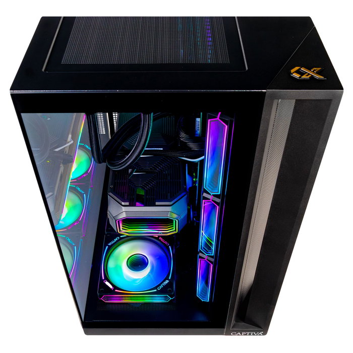 Captiva PC Highend Gaming I10-2668 CU7 270K Plus con 32GB RAM, 1TB SSD y RTX 5070 Ti Captiva PC Highend Gaming I10-2668 CU7 270K Plus con 32GB RAM, 1TB SSD y RTX 5070 Ti