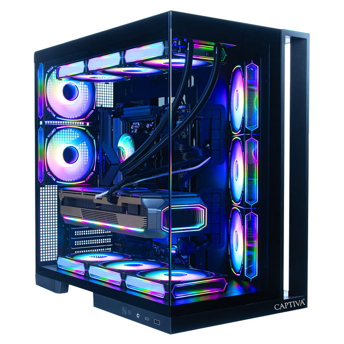 Captiva PC Highend Gaming I10-2668 CU7 270K Plus con 32GB RAM, 1TB SSD y RTX 5070 Ti Captiva PC Highend Gaming I10-2668 CU7 270K Plus con 32GB RAM, 1TB SSD y RTX 5070 Ti