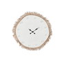 DKD Home Decor Reloj de Pared MDF y Fibra Blanco y Natural 85x85 cm
