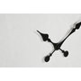 DKD Home Decor Reloj de Pared MDF y Fibra Blanco y Natural 85x85 cm