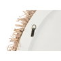 DKD Home Decor Reloj de Pared MDF y Fibra Blanco y Natural 85x85 cm