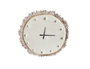 DKD Home Decor Reloj de Pared MDF y Fibra Blanco y Natural 85x85 cm