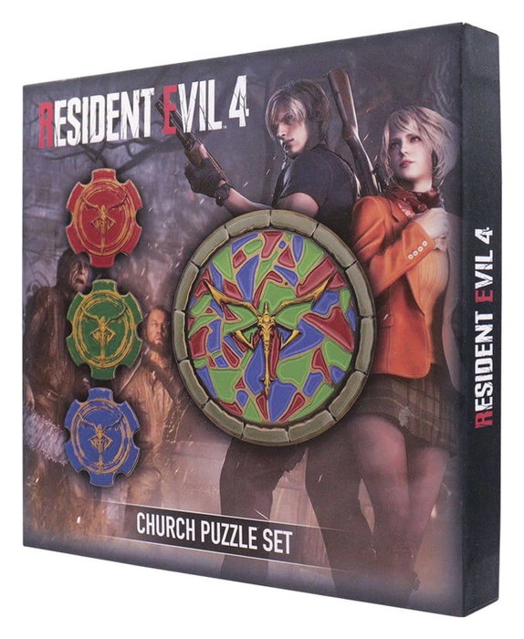 FaNaTtik Resident Evil 4 Réplica Church Puzzle Medallion Set FaNaTtik Resident Evil 4 Réplica Church Puzzle Medallion Set