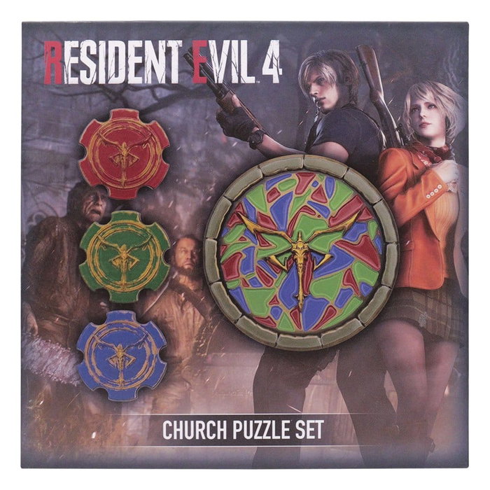 FaNaTtik Resident Evil 4 Réplica Church Puzzle Medallion Set FaNaTtik Resident Evil 4 Réplica Church Puzzle Medallion Set