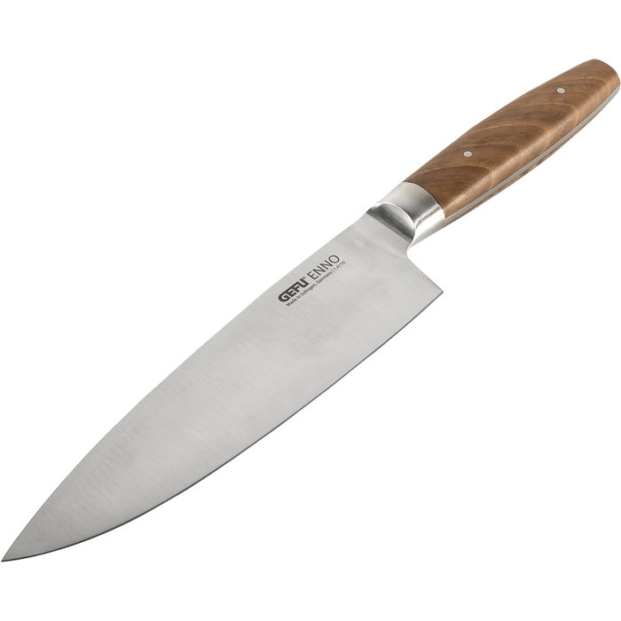 Gefu ENNO Cuchillo de Cocina 20 cm con Mango de Nogal de la serie ENNO üretimiSolingen de alta calidad. Gefu ENNO Cuchillo de Cocina 20 cm con Mango de Nogal de la serie ENNO üretimiSolingen de alta calidad.