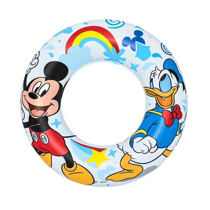 Bestway Flotador Hinchable Disney Mickey & Friends D56 cm +3 a 6 Años Playa y Piscina 91004