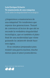 Te enamorarás de una máquina, Luis Enrique Echarte - RIALP