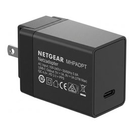 NETGEAR MHPADPT Adaptador de red AC/USB-C/USB 27W 3A QC 4.0+ Power Delivery 3.0 PPS USB-C