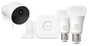 Philips Kit de Inicio Hue Secure con Cámara y Bombillas LED E27, Blanco