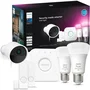Philips Kit de Inicio Hue Secure con Cámara y Bombillas LED E27, Blanco