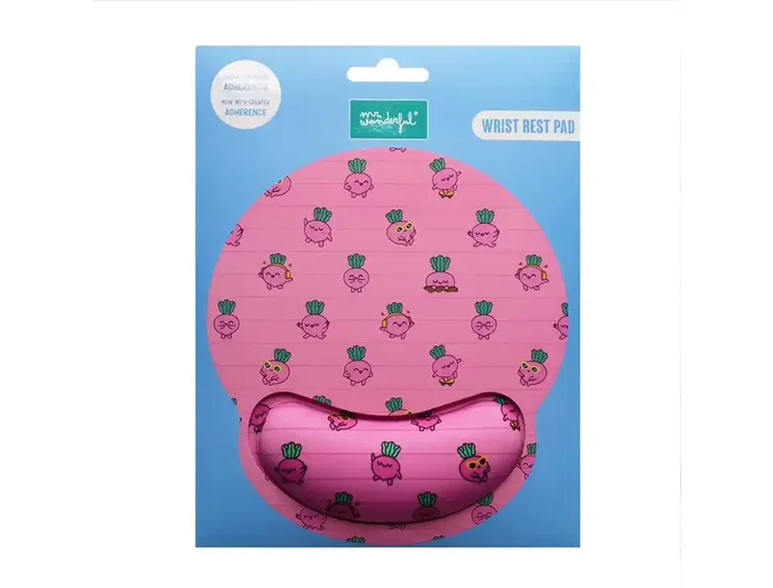 Wondee MR. WONDERFUL Alfombrilla para Ratón Antideslizante Forma Remolachas 210x210 mm