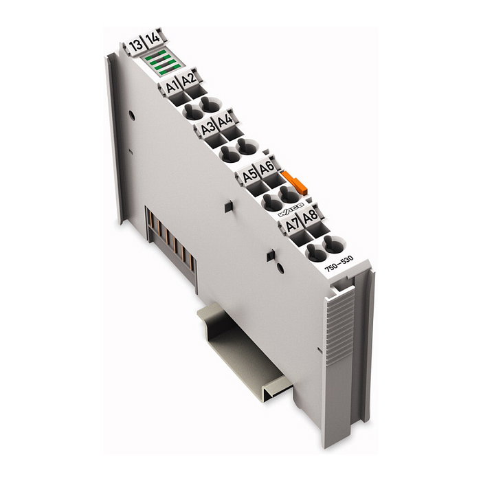 WAGO 750-530 Módulo de salida digital de 8 canales, 24 V, gris claro WAGO 750-530 Módulo de salida digital de 8 canales, 24 V, gris claro