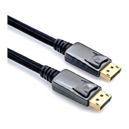 ROLINE Cable DisplayPort v1.2 de 3 m, Negro Metálico