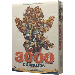 Unexpected Games 3000 Granujas UG03ES Juego de Mesa Estratégico, Faroleo, Construcción de Motores, Salvaje Oeste, 2-4 Jugadores, Español, Pegi 12