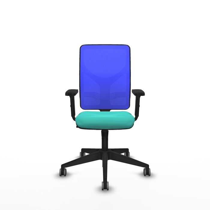 PIQUERAS Y CRESPO Silla de oficina Motilla con mecanismo Sincro, Turquesa y Azul PIQUERAS Y CRESPO Silla de oficina Motilla con mecanismo Sincro, Turquesa y Azul