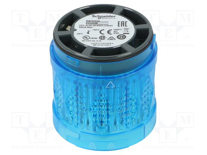 SCHNEIDER ELECTRIC Señalizador Luminoso Harmony XVU Azul LED 24VDC SCHNEIDER ELECTRIC Señalizador Luminoso Harmony XVU Azul LED 24VDC