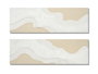 DKD Home Decor Cuadro Lienzo MDF 150x3x50 Abstracto (Surtido de 2)