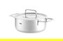Fissler Pure Profi Cacerola de Acero Inoxidable 20 cm con Tapa de Metal, Apto para Inducción, 2.4L - 08612420000/0