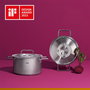 Fissler Pure Profi Cacerola de Acero Inoxidable 20 cm con Tapa de Metal, Apto para Inducción, 2.4L - 08612420000/0