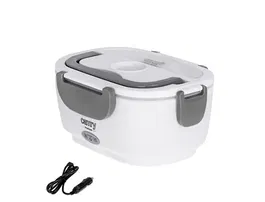 Camry Fiambrera Eléctrica CR 4483 1L, Calienta y Mantiene Comida hasta 50°C, Alimentación 12V Coche y 220V Red, Incluye Cuchara y Enchufes