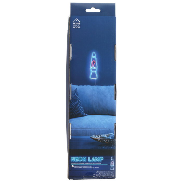 Home Deco Factory Lámpara de lava neón LED