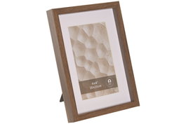 DKD Home Decor Marco de Fotos Chocolate Mousse Marrón 13x13