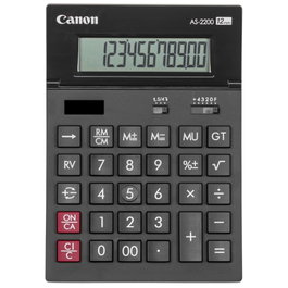 Canon AS-2200 HB Calculadora de Sobremesa 12 Dígitos Gris