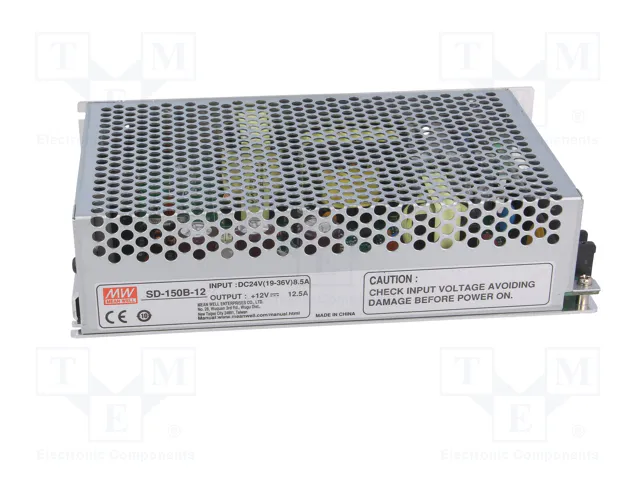 MEAN WELL SD-150B-12 Convertidor DC/DC 150W 19÷36VDC a 12VDC 12,5A