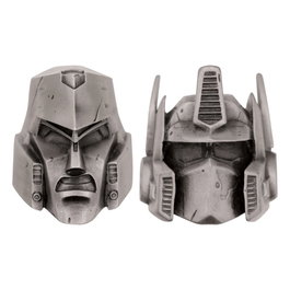 Transformers Réplica Set of 2 Helmets Optimus Prime & Megatron Limited Edition