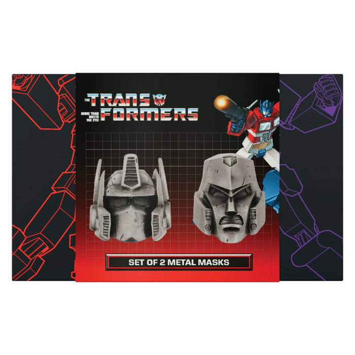Transformers Réplica Set of 2 Helmets Optimus Prime & Megatron Limited Edition