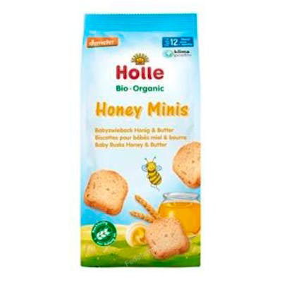 HOLLE Biscotes De Trigo Con Miel Mini +12Meses 100Gr HOLLE Biscotes De Trigo Con Miel Mini +12Meses 100Gr