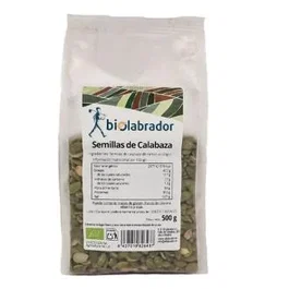 Biolabrador Pipas de Calabaza 500Gr Ecológicas