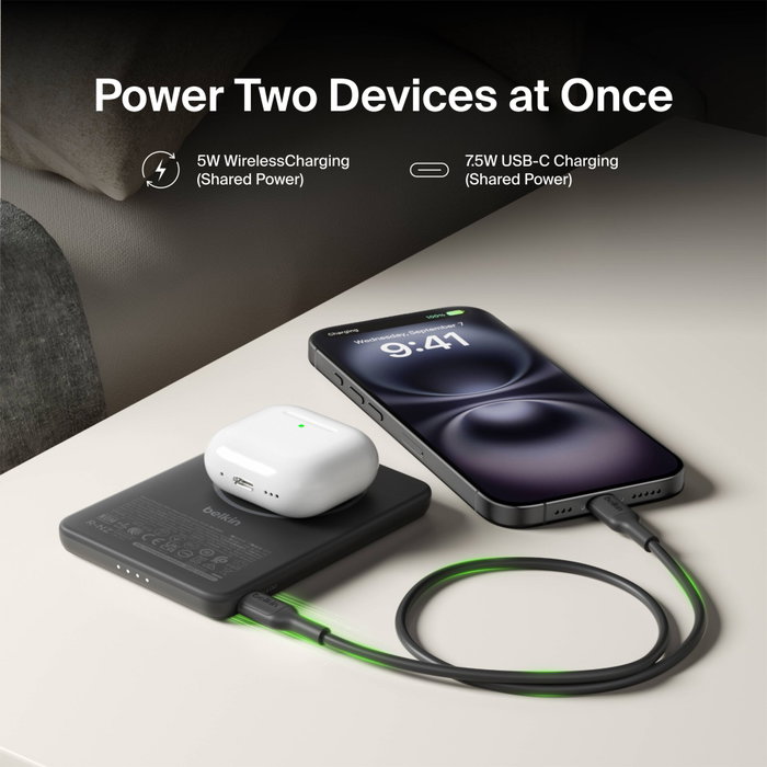 Belkin BoostCharge Slim 5000mAh MagSafe 7,5W BPD020hqBK