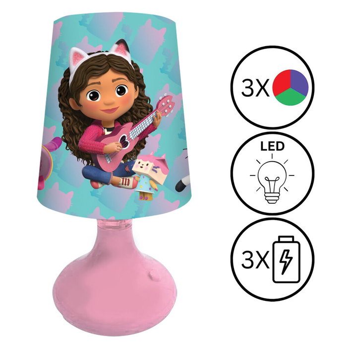 Lexibook Lámpara y luz de noche Gabby's Dollhouse