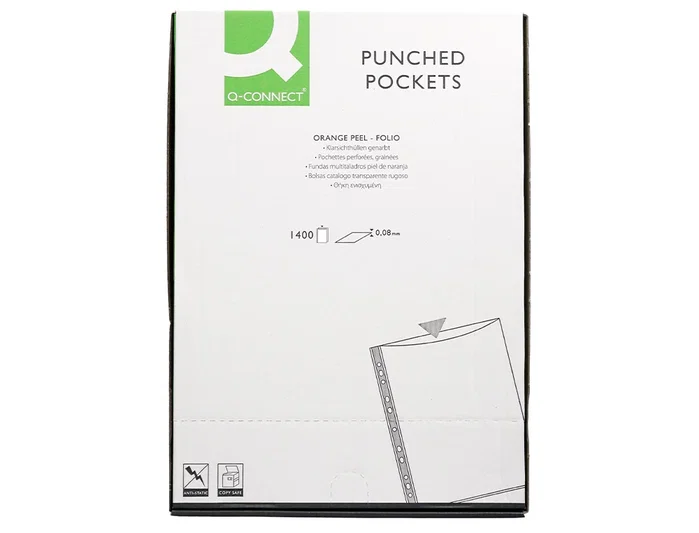 Q-connect Funda multitaladro folio 80 mc piel de naranja