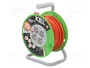 KEL Prolongador de alimentación H05VV-F 25m Naranja