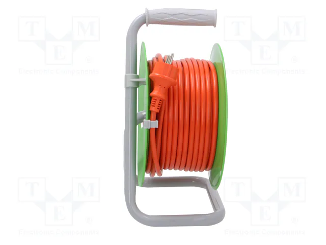 KEL Prolongador de alimentación H05VV-F 25m Naranja