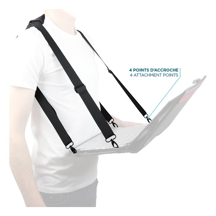 Mobilis Easy shoulder strap 001024 Negro
