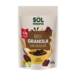 Sol Natural Muesli Krunchy de Avena sin Gluten con Chocolate Bio 350 g