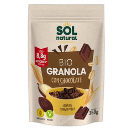 SOLNATURAL Granola de Avena Sin Gluten con Chocolate Bio 350 g