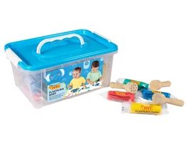 Jovi Plastilina My First Baby Super Blanda Baúl 20 Unidades Colores Surtidos + 9 Sellos Madera