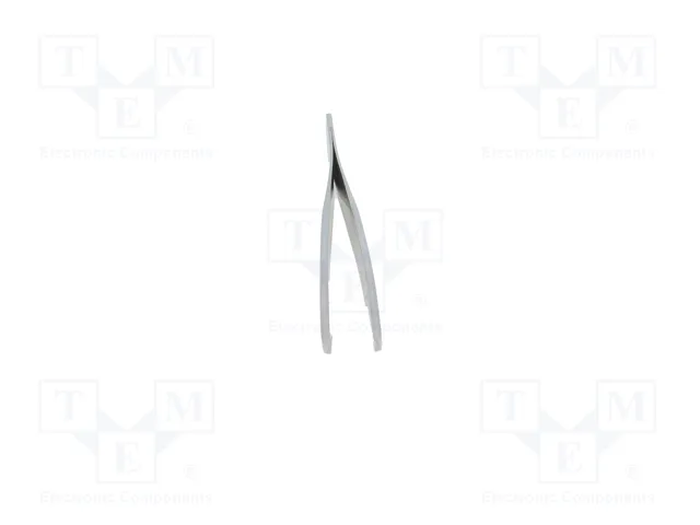LINDSTRÖM Pinza acodada de 115mm para trabajos de precisión