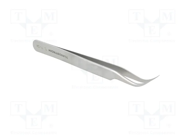 LINDSTRÖM Pinza acodada de 115mm para trabajos de precisión